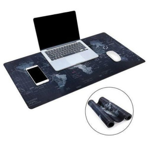 Oversized Mouse Pad MatGaming Mouse Pad Desk Mat , Oversized Large Mouse Pad, Non-Slip Mousepad, Super-Thick with Special-Textured Surface, Anti-Fray Stitched Edges, Desk Pad-Black