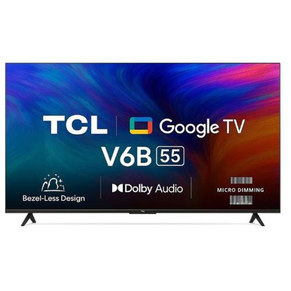TCL 55 Inches UHD 4k Google Smart TV (55V6B) + 1 Year Warranty